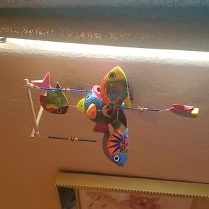 Beautiful hand-painted made dream catcher!